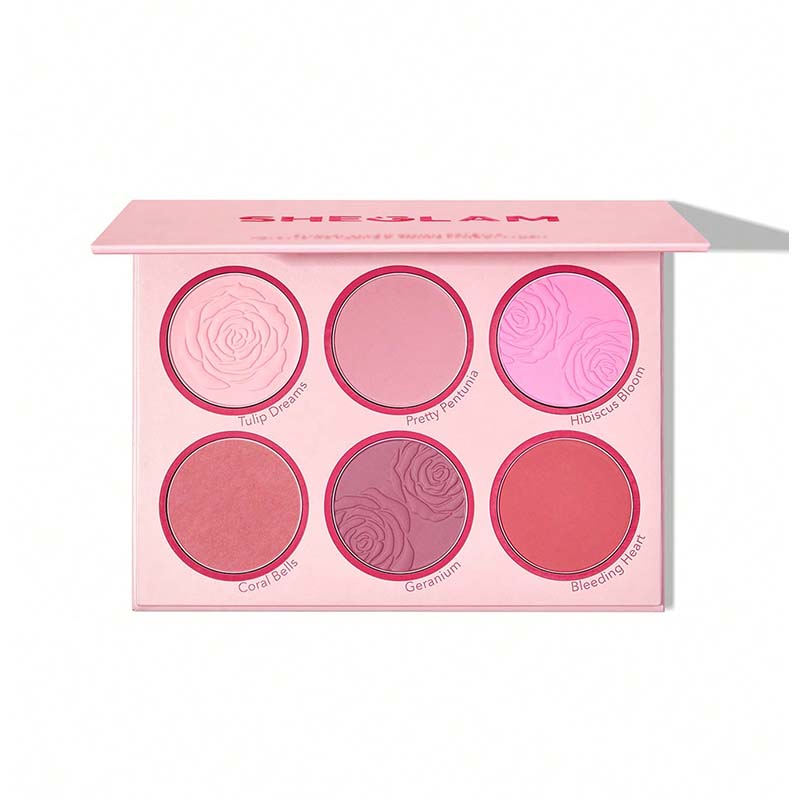 پالت رژگونه ۶ تایی مدل Floral Flush Blush