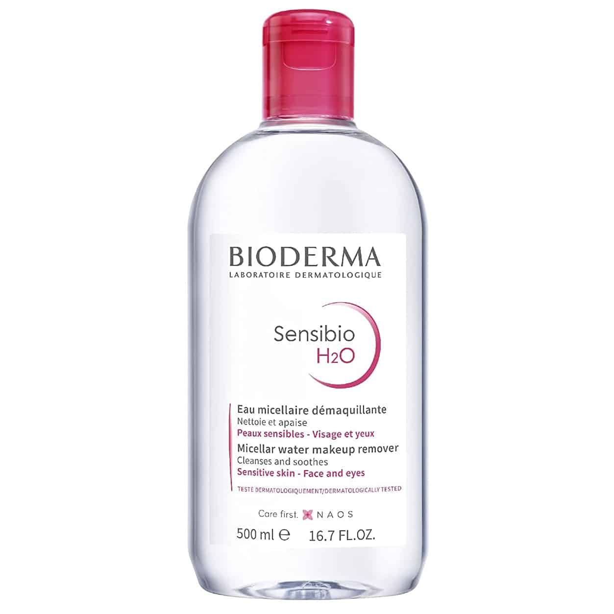 میسلار واتر پوست خشک Sensibio H2O بایودرما اصل 500 میل ساخت فرانسه