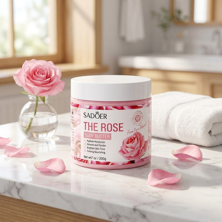 کره بدن سادور مدل The Rose حجم 250 میلیلیتر