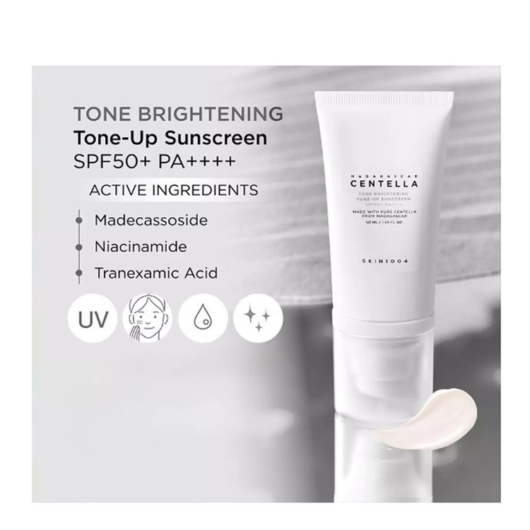 کرم ضد آفتاب سانتلا SPF 50 مدل Tone-Up Sunscreen حجم 50 میلیلیتر