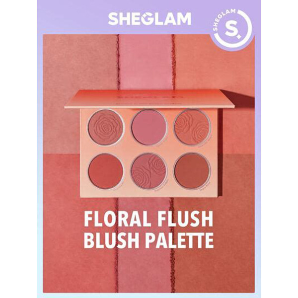 پالت رژ گونه مدل Floral Flush
